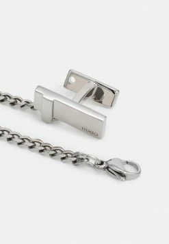 Meilleure affaire 😍 HUGO E-CHAIN - Boutons De Manchette - Silver-coloured 🥰 -HUGO Sales 444ee97ec6f648fbaa212aeaa40c9b16