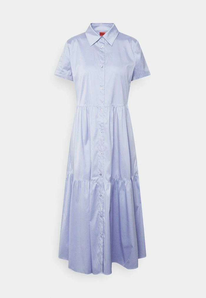 Meilleure vente ✨ HUGO KENNISH - Robe Chemise - Medium Blue 🤩 1 Meilleure vente ✨ HUGO KENNISH - Robe Chemise - Medium Blue 🤩