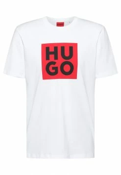 Meilleure affaire 👏 HUGO DALTOR - T-shirt Imprimé - White 🔔 -HUGO Sales 45668e190a7e48498ac01b3c344c830f