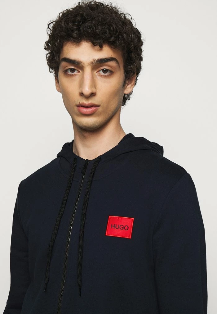 Le moins cher 🧨 HUGO DAPLE - Sweat à Capuche Zippé - Dark Blue 🎁 4 Le moins cher 🧨 HUGO DAPLE - Sweat à Capuche Zippé - Dark Blue 🎁 – Image 4