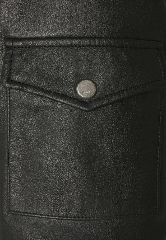 Promo 💯 HUGO LIVIUS - Veste En Cuir - Black 🎉 7 Promo 💯 HUGO LIVIUS - Veste En Cuir - Black 🎉 – Image 7