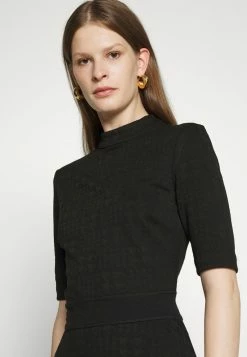 Le moins cher 🔔 HUGO DASERA - Robe En Jersey - Black 🥰 -HUGO Sales 478a014988f8498f9837ddce182b517e