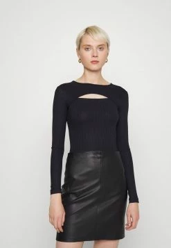 Sortie ❤️ HUGO NEXINE - T-shirt à Manches Longues - Black 😍