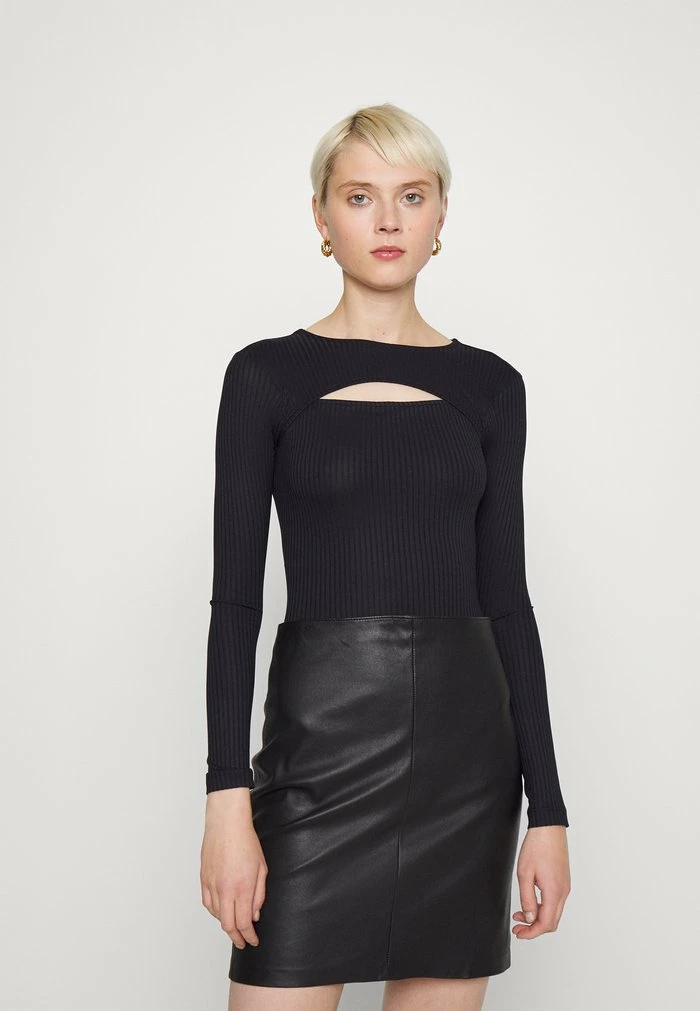 Sortie ❤️ HUGO NEXINE - T-shirt à Manches Longues - Black 😍 1 Sortie ❤️ HUGO NEXINE - T-shirt à Manches Longues - Black 😍