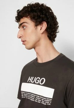 Acheter ✨ HUGO DAITAI - T-shirt Imprimé - Black ⌛ -HUGO Sales 48ddaccfee784780803f0605cce8a6da