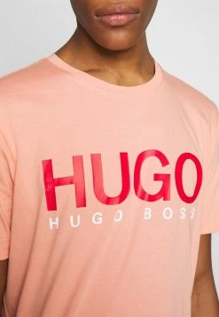 Tout neuf ⌛ HUGO DOLIVE - T-shirt Imprimé - Light/pastel Orange 🤩 -HUGO Sales 4b71a72c0ae74861b716f08bc6cc0584
