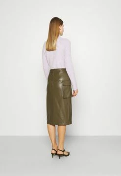 Nouveau 🎉 HUGO REMALI - Jupe Portefeuille - Dark Beige 💯 -HUGO Sales 4b7d2f694a404ecfb55d38ab5c9a1f9a