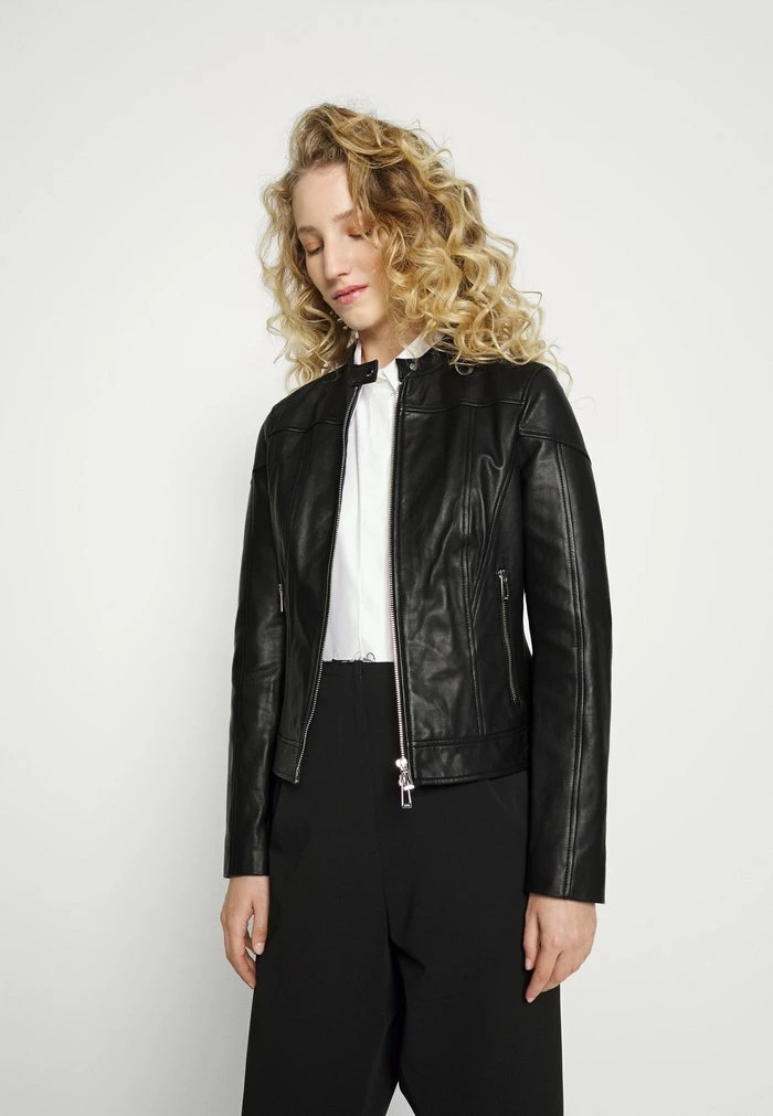 Top 10 ✔️ HUGO LASENA - Veste En Cuir - Black 🧨 1 Top 10 ✔️ HUGO LASENA - Veste En Cuir - Black 🧨