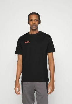 Le moins cher 🔔 HUGO DAMPIN - T-shirt Imprimé - Black 🎉