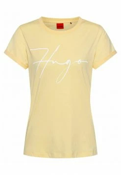 Le moins cher 🔔 HUGO THE SLIM TEE - T-shirt Imprimé - Gelb ✨