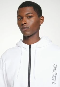 Nouveau 👍 HUGO DEERIO - Sweat à Capuche Zippé - White ✔️ -HUGO Sales 4e55770a21e04625aeafeb90aabff1d3