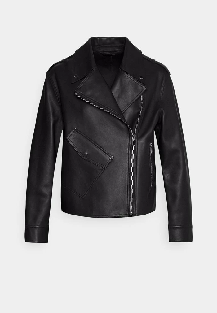 Budget 🔥 HUGO LIVIOS - Veste En Cuir - Black 🥰 6 Budget 🔥 HUGO LIVIOS - Veste En Cuir - Black 🥰 – Image 6