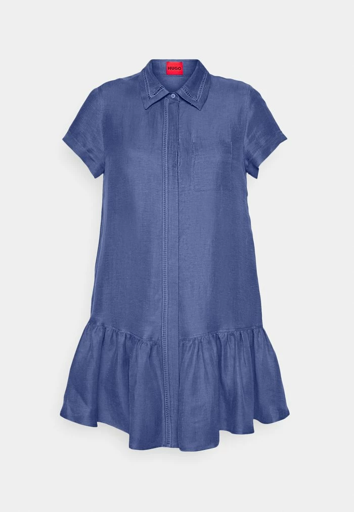 Coupon 🌟 HUGO KARLASTI - Robe Chemise - Dark Blue 💯 5 Coupon 🌟 HUGO KARLASTI - Robe Chemise - Dark Blue 💯 – Image 5