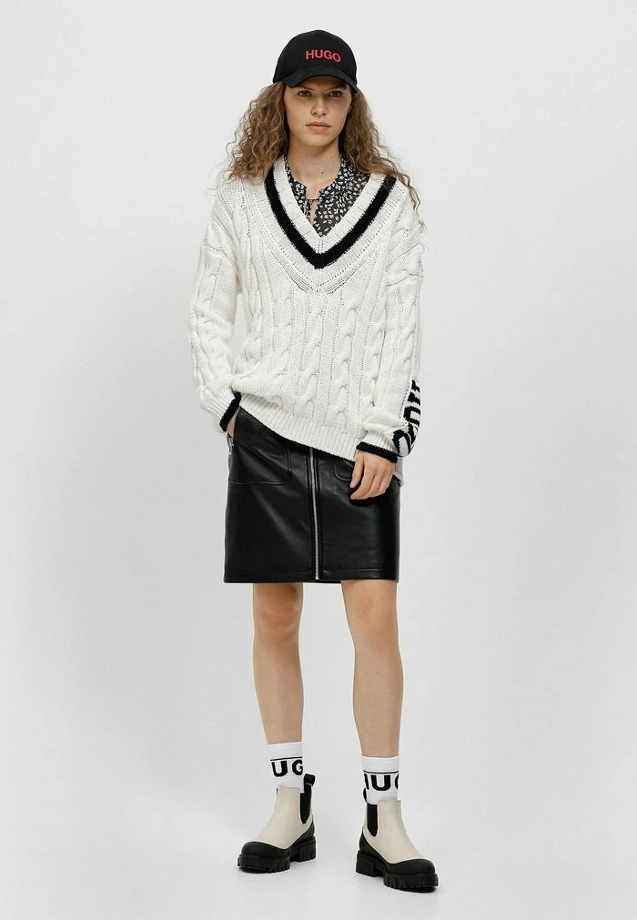 Le moins cher 💯 HUGO SORELLEENA - Pullover - Natural 🛒 2 Le moins cher 💯 HUGO SORELLEENA - Pullover - Natural 🛒 – Image 2