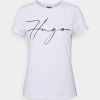 Meilleure vente 👍 HUGO THE SLIM TEE - T-shirt Imprimé - White ⭐