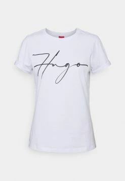 Meilleure vente 👍 HUGO THE SLIM TEE - T-shirt Imprimé - White ⭐