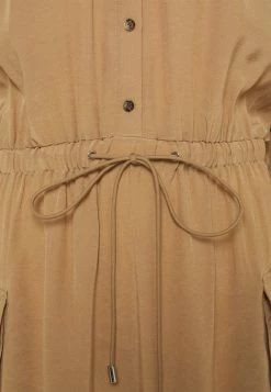 Coupon 💯 HUGO KESAKA - Robe Chemise - Light Beige 👏 -HUGO Sales 510deee2e4db43e5bf7e477b3f3a6e10