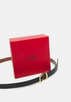 Sortie 🎁 HUGO LEXI GIFT BOX BELT - Ceinture - Black ⌛ -HUGO Sales 51f91004c00b437a8f62e43681ff148c