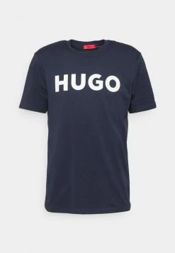 Remise 🔥 HUGO DULIVIO - T-shirt Imprimé - Dark Blue 🥰