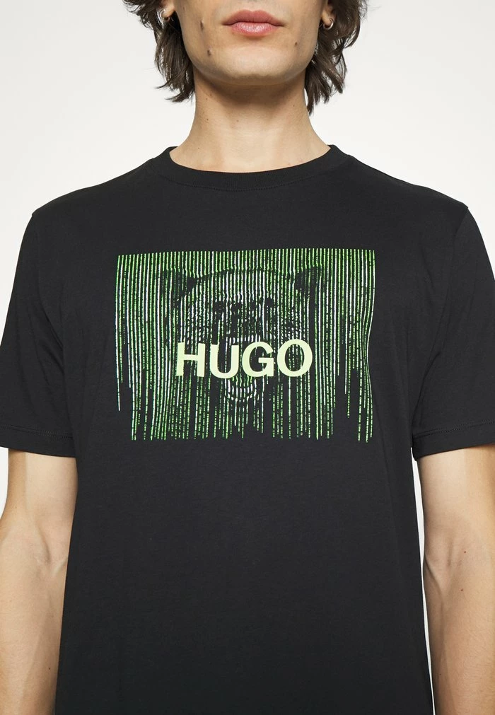 Meilleur prix 👍 HUGO DINTAGE - T-shirt Imprimé - Black 😉 6 Meilleur prix 👍 HUGO DINTAGE - T-shirt Imprimé - Black 😉 – Image 6