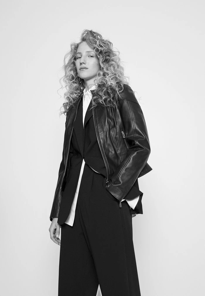 Top 10 ✔️ HUGO LASENA - Veste En Cuir - Black 🧨 4 Top 10 ✔️ HUGO LASENA - Veste En Cuir - Black 🧨 – Image 4