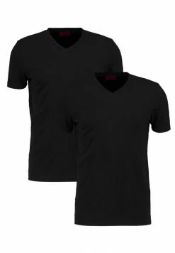 Top 10 😍 HUGO V NECK 2 PACK - T-shirt Basique - Black 😀 -HUGO Sales 534b51a9fda643408746b5e26b1593ba