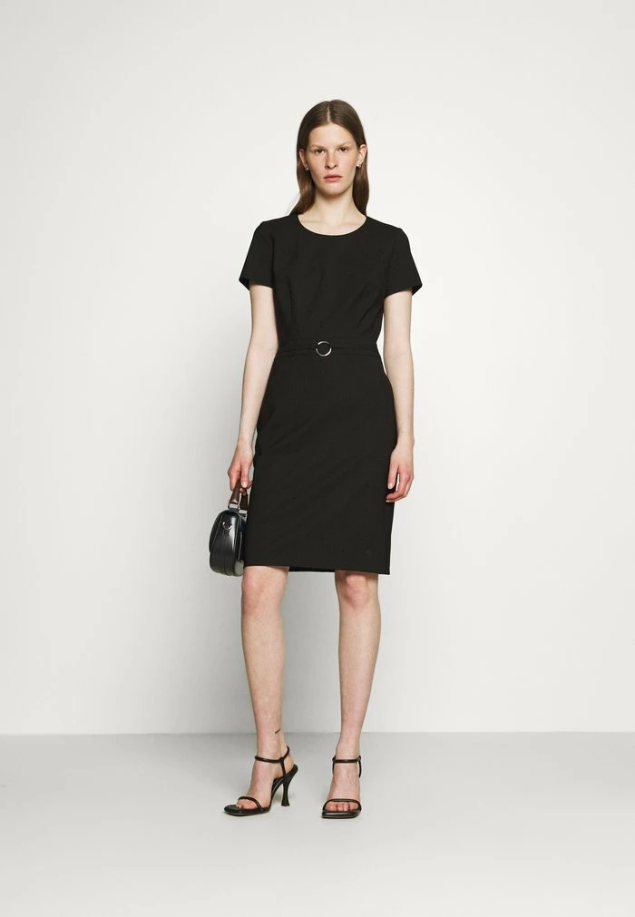 Tout neuf 👏 HUGO KILINA - Robe En Jersey - Black 🛒 2 Tout neuf 👏 HUGO KILINA - Robe En Jersey - Black 🛒 – Image 2