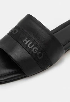Top 10 👏 HUGO LOLA SLIDE - Mules - Black 🌟 -HUGO Sales 54b09dd9860646969be28f2297be4ece