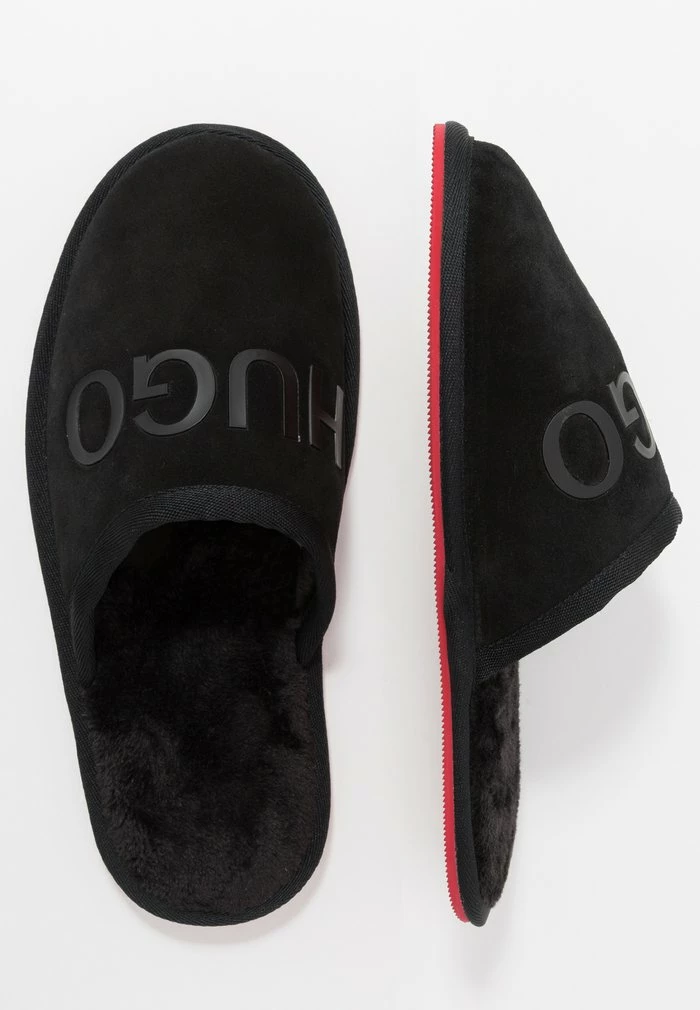 Budget 🌟 HUGO COZY - Chaussons - Black 🥰 2 Budget 🌟 HUGO COZY - Chaussons - Black 🥰 – Image 2