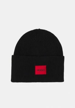 Coupon 😀 HUGO XAFF UNISEX - Bonnet - Black 😍