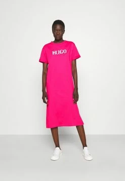 Budget 😉 HUGO NAILY - Robe Longue - Bright Pink 💯