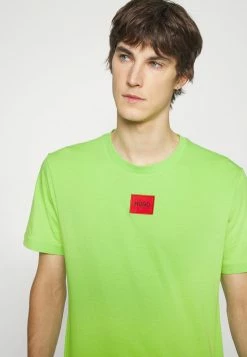 Meilleure vente 🤩 HUGO DIRAGOLINO - T-shirt Basique - Bright Green ❤️ -HUGO Sales 579b5b355b7d45a18c86c4dd7de790d7
