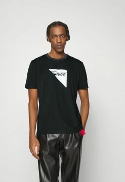 Tout neuf 👏 HUGO DAGILE - T-shirt Imprimé - Black 🧨