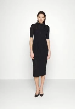 Meilleure vente 🌟 HUGO SHOMARIA - Robe De Jour - Black 👍