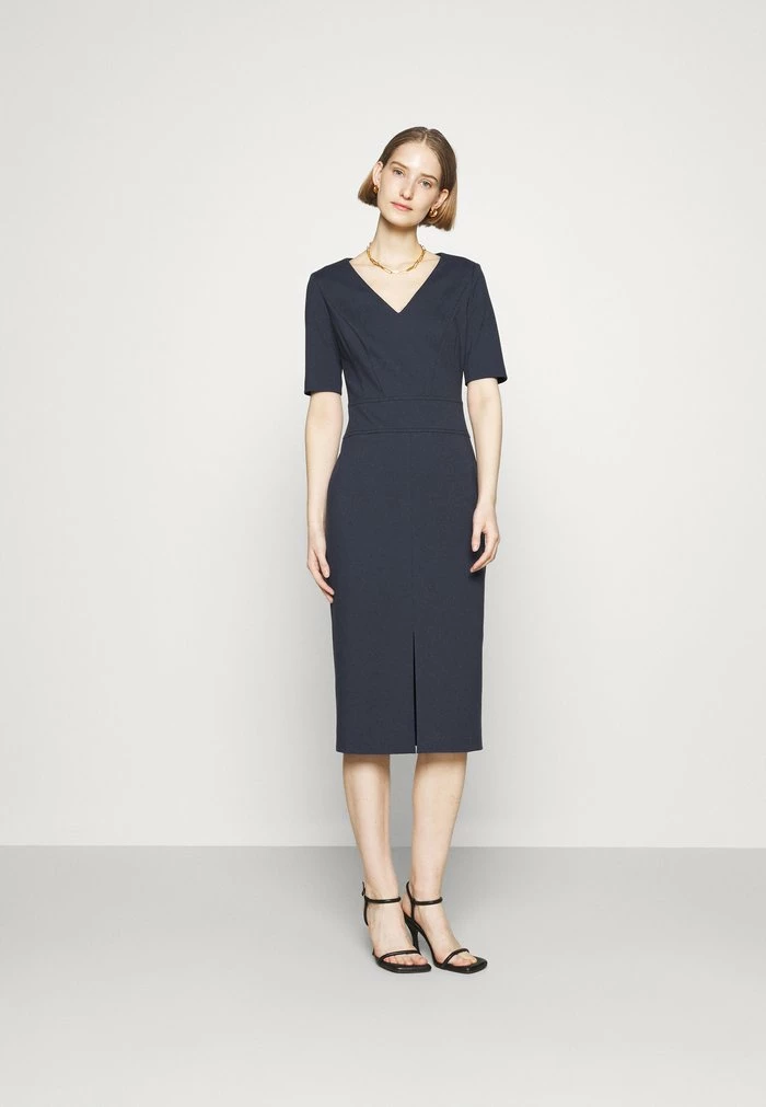 Le moins cher 😀 HUGO KELISEA - Robe En Jersey - Dark Blue 🎉 2 Le moins cher 😀 HUGO KELISEA - Robe En Jersey - Dark Blue 🎉 – Image 2