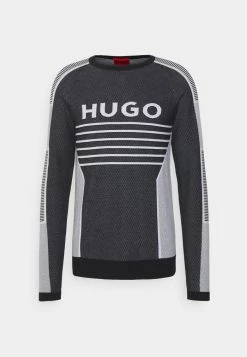 Bon marché 🥰 HUGO SKATHOM - Pullover - Black 🧨 -HUGO Sales 5b8856b0886346b0a536aaf4ad920404