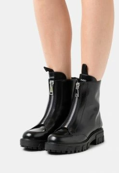 Acheter 💯 HUGO AXEL ZIP BOOTIE - Bottines - Black 😍