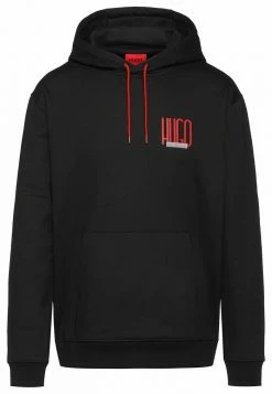 Vente flash 👏 HUGO DUNDERBIRD - Sweat à Capuche - Black 🎉 -HUGO Sales 5c491861e420466bb0c708f72481a3f9