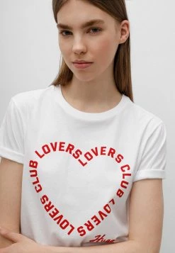 Promo 🛒 HUGO DIBIUSA - T-shirt Imprimé - White 😍 -HUGO Sales 5c90f2c1dcc04bbb804973ed4545a151