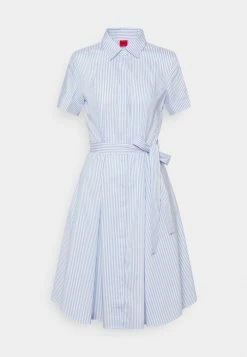 Remise 🌟 HUGO KEKALIANA - Robe Chemise - Light Blue/white 🛒