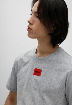 Offres 🥰 HUGO DIRAGOLINO - T-shirt Basique - Dark Grey 🎉 -HUGO Sales 5e86706b3a734db795155b3697e565ab