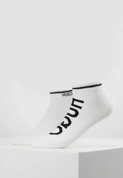 Offres 😉 HUGO LOGO 2 PACK - Chaussettes - White 🎁