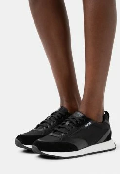 Coupon 🤩 HUGO ICELIN RUNN - Baskets Basses - Black ❤️