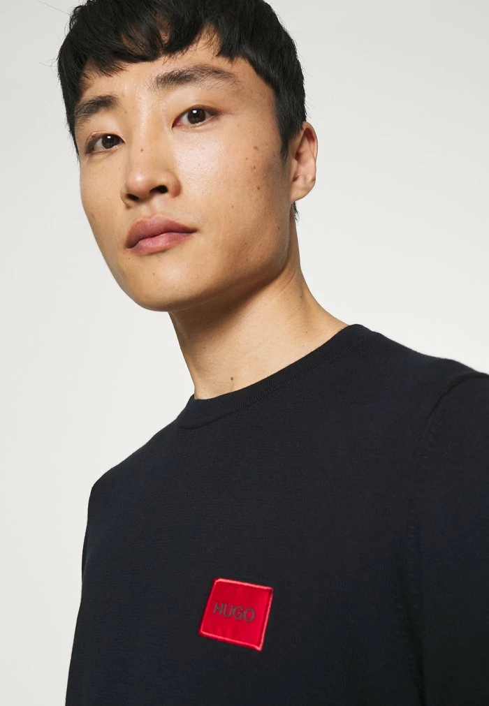 Meilleure affaire 💯 HUGO SAN CASSIUS - Pullover - Navy 🎉 4 Meilleure affaire 💯 HUGO SAN CASSIUS - Pullover - Navy 🎉 – Image 4