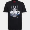 Le moins cher ✨ HUGO DUGY - T-shirt Imprimé - Black ❤️