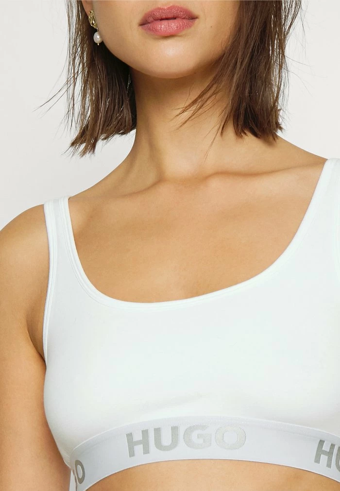 Meilleur prix 🧨 HUGO BRALETTE SPORTY LOGO - Brassière - White 🥰 6 Meilleur prix 🧨 HUGO BRALETTE SPORTY LOGO - Brassière - White 🥰 – Image 6