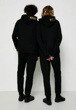 Sortie 🔥 HUGO DINORO METALLIC UNISEX - Sweat à Capuche Zippé - Black/gold 🎉 -HUGO Sales 60d68308d68642d4ab7eee25d1503903