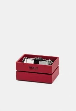 Meilleure affaire 😍 HUGO E-CHAIN - Boutons De Manchette - Silver-coloured 🥰 -HUGO Sales 614b32fe0ec549849310622518f563b5