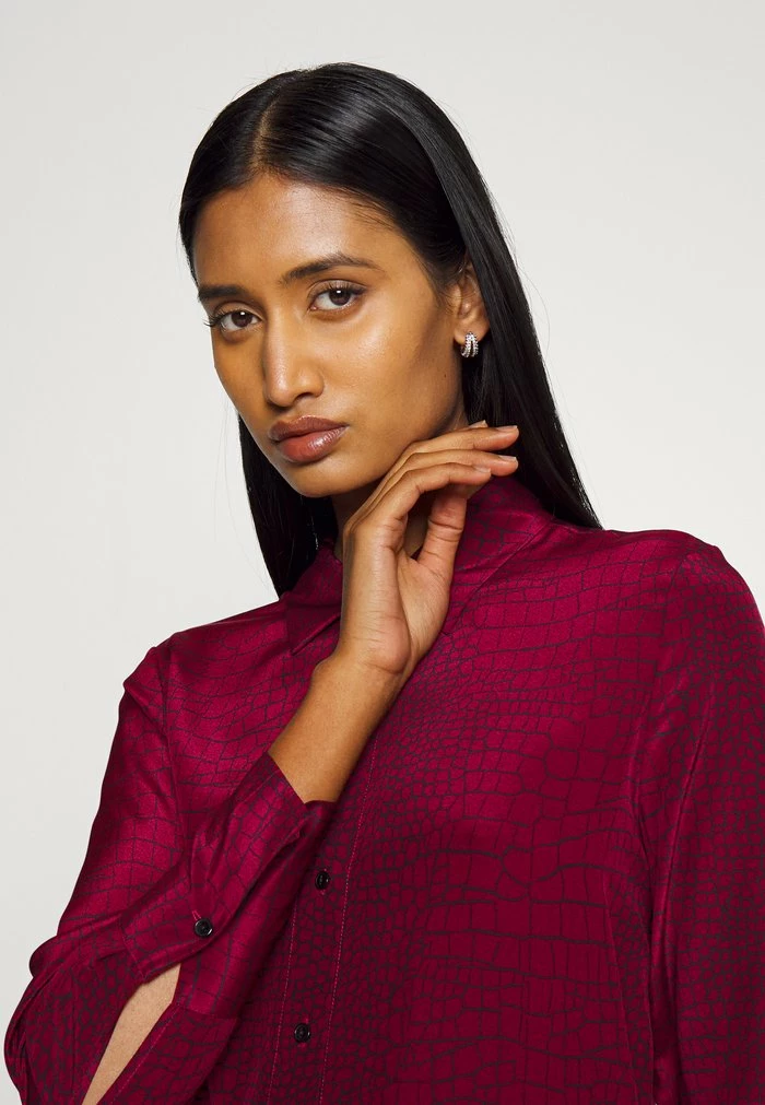 Meilleure affaire ✔️ HUGO ELIFIANA - Chemisier - Mottled Dark Red 🎉 4 Meilleure affaire ✔️ HUGO ELIFIANA - Chemisier - Mottled Dark Red 🎉 – Image 4