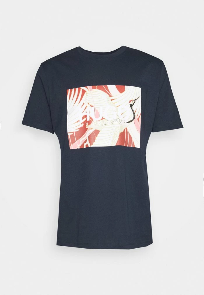 Top 10 🧨 HUGO DOLIVE - T-shirt Imprimé - Dark Blue 👍 5 Top 10 🧨 HUGO DOLIVE - T-shirt Imprimé - Dark Blue 👍 – Image 5